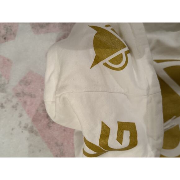 3BLACKDOT Vanoss Limited Edition Size Small Gaming Hoodie w/ Metallic Gold White - Picture 5 of 5